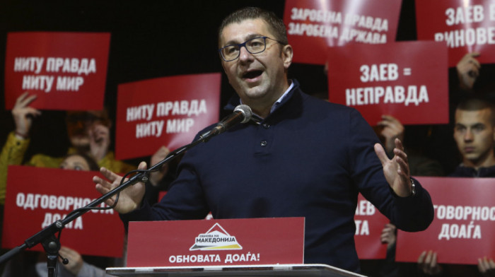 Hristijan Mickoski ponovo izabran za lidera VMRO-DPNME