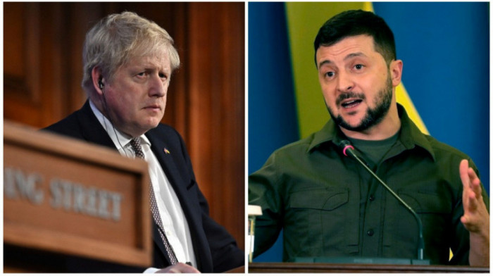 Sastanak u Kijevu: Zelenski i Džonson razgovarali o finansijskoj i vojnoj pomoći za Ukrajinu