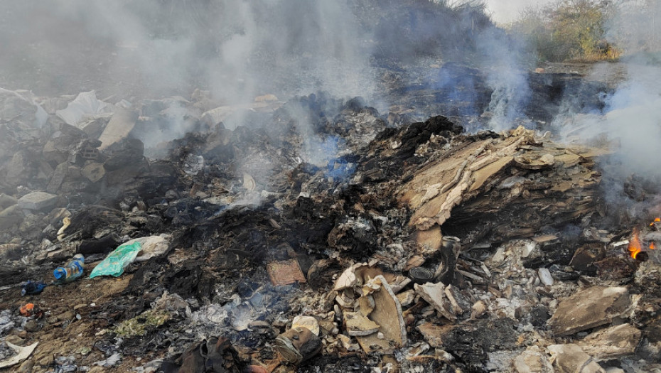 Požar na deponiji Duboko u Užicu, inspektori zaštite životne sredine na terenu