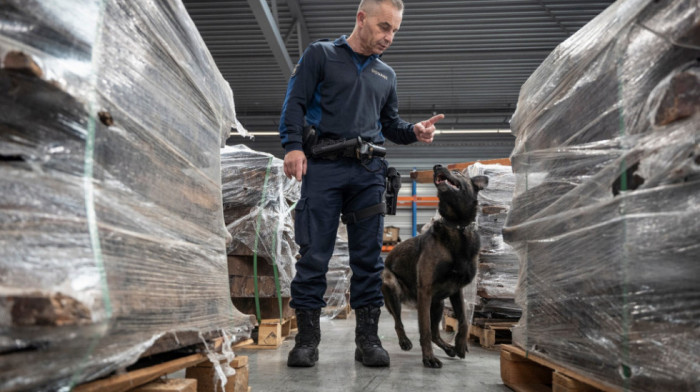 Grčka policija u Pireju pronašla 161 kilogram narkotika u kontejnerima sa bananama