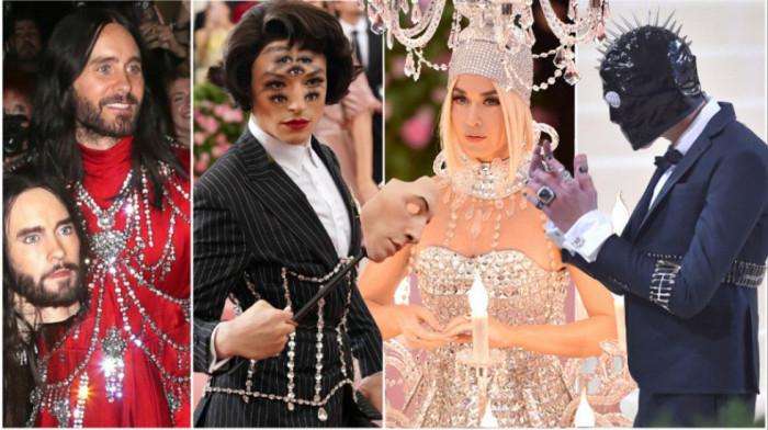 Dvostruke maske i haljine-lusteri: Deset najbizarnijih modnih kombinacija u istoriji Met Gala zabava