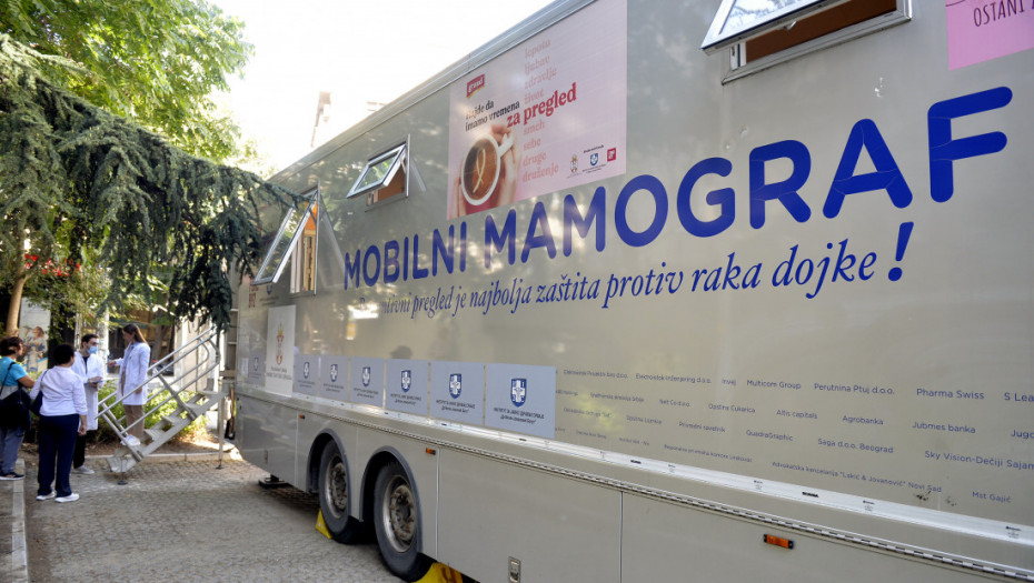 Mobilni mamograf na novoj lokaciji: Pregledi će se ubuduće obavljati u porti Hrama Svetog Save
