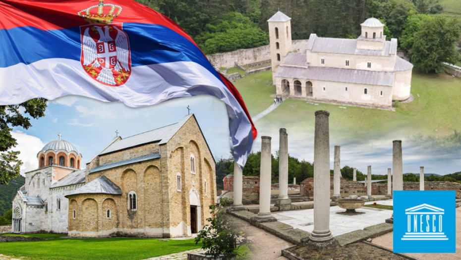 Na Unesko listi svetske kulturne i prirodne baštine pet lokaliteta iz Srbije, a još 11 je "na čekanju"