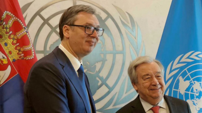 Vučić se sastao sa Antoniom Guterešom u sedištu Ujedinjenih nacija
