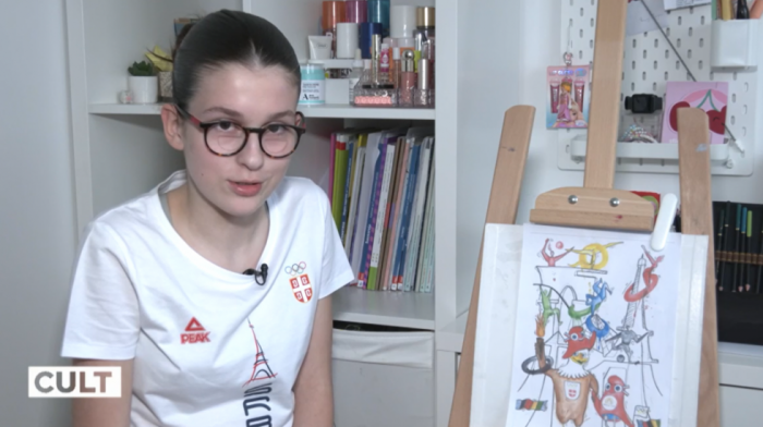 Crtež za medalju: Petra Kovačević putuje na Olimpijske igre nakon što je pobedila na likovnom konkursu