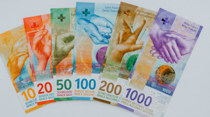 Od početka maja zamenjeno više od 100 miliona švajcarskih franaka