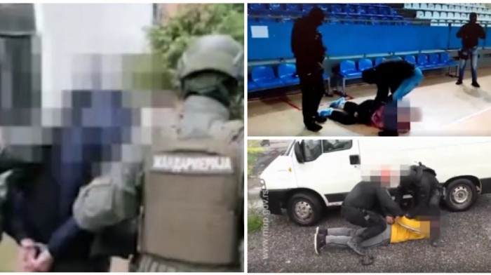 Kako su pali Belivukovi saradnici: Hapšenja u sportskoj hali i stanovima, MUP objavio snimak akcije