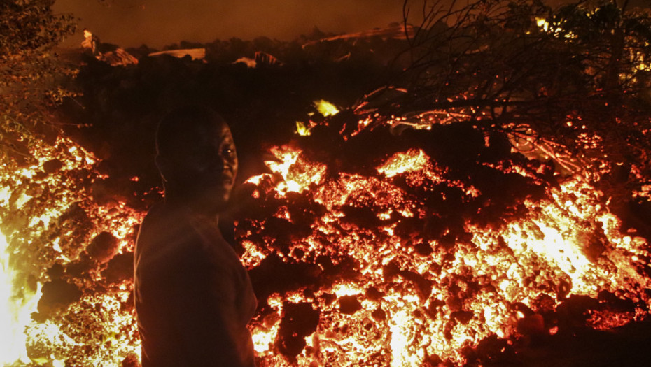 Velika erupcije vulkana u Kongu, ljudi bežali pred užarenom lavom