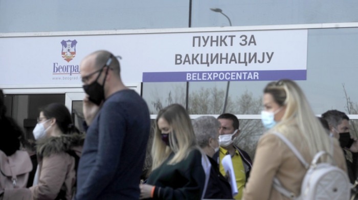 Za dan prvom dozom vakcinisano 40.000 ljudi u Srbiji