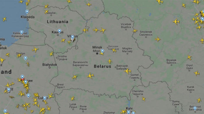 Kako je incident u Belorusiji izmenio rute letenja na evropskom nebu