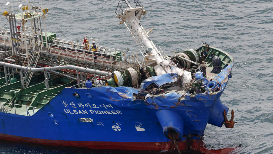 Sudar teretnog broda i tankera u Japanu, troje nestalo