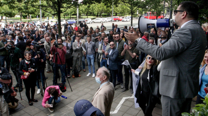 Protest advokata u Beogradu zbog najavljenog Zakona o parničnom postupku