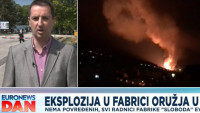 Reporter Euronews Srbija u Čačku: Burna noć za građane, nije dozvoljen pristup krugu fabrike posle eksplozija