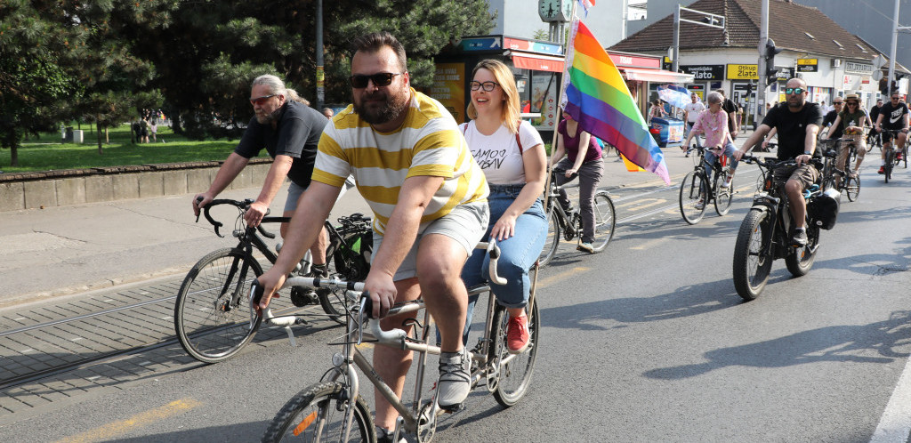 U Zagrebu održan Prajd na biciklima