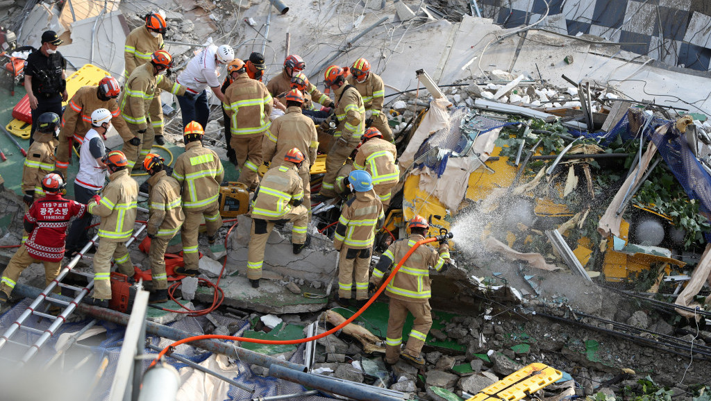 Srušila se zgrada u Južnoj Koreji, devetoro mrtvih, osmoro povređenih