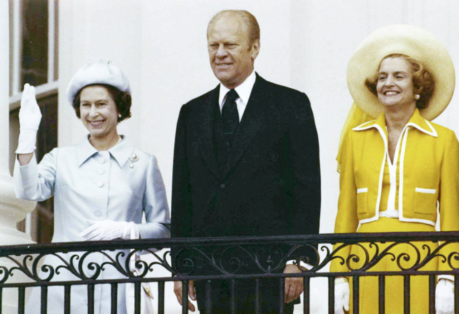 Kraljica Elizabeta II, Džerald Ford, Beti Ford