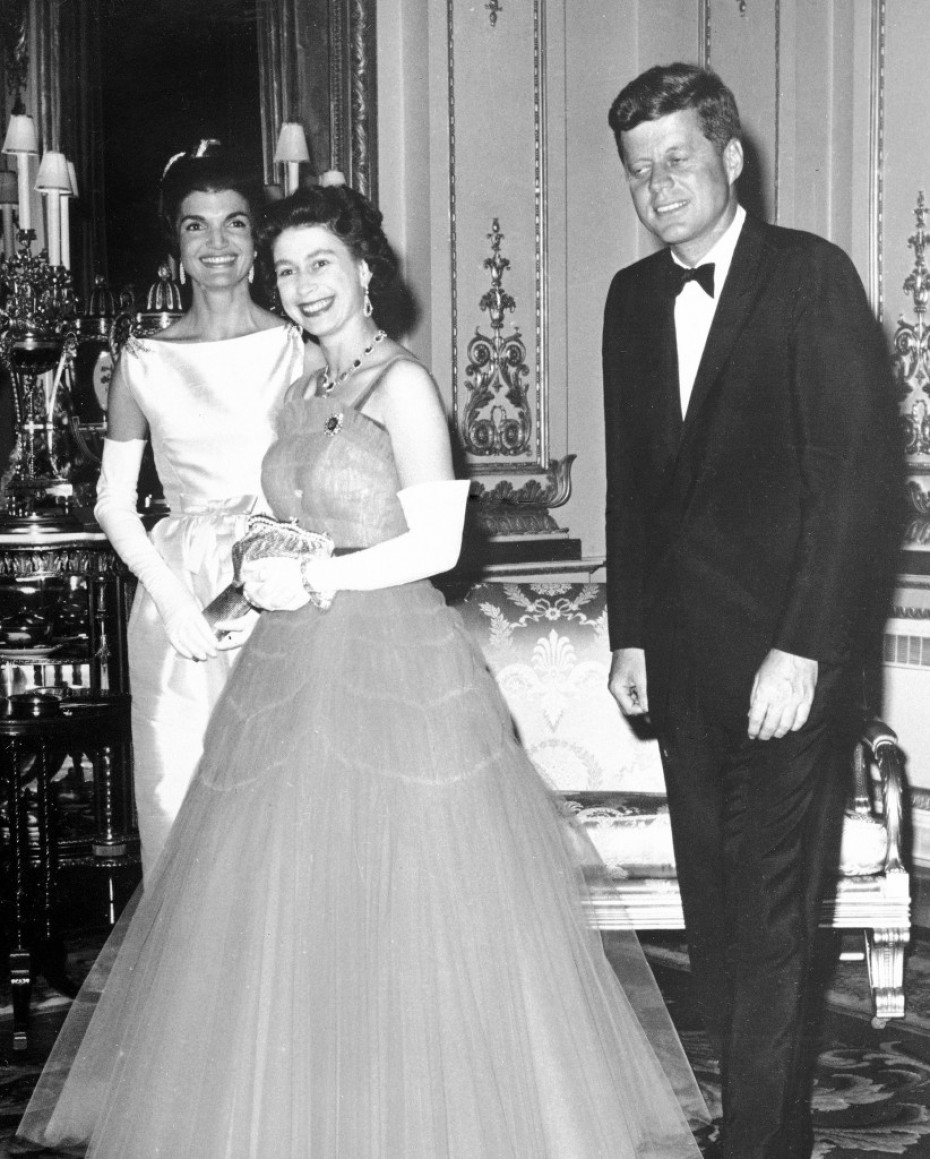 Kraljica Elizabeta II, Džon F. Kenedi, Žaklin Kenedi