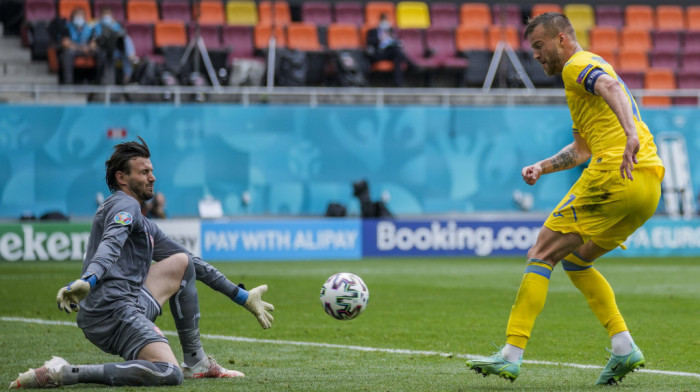 Ukrajinski fudbaleri u Nemačkoj protiv Borusije Menhengladbah