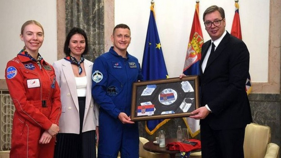 Iz orbite prvo u Srbiju, Vučić primio ruskog astronauta Kud-Sverčkova i njegov tim