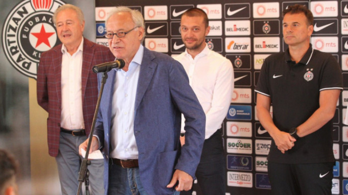 Milorad Vučelić poručio igračima Partizana: Ovaj grb nikada nije potamneo i nikada neće potamneti