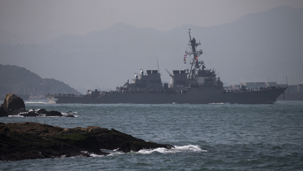Američki razarač ponovo prošao kroz Tajvanski moreuz, KIna: Američka strana namerno izvodi stare trikove