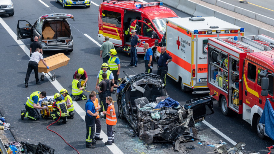 Četvoro Srba poginulo u Nemačkoj u teškoj saobraćajnoj nesreći
