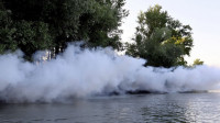 FOTO Kako izgleda zaprašivanje komaraca u Beogradu na obalama Save