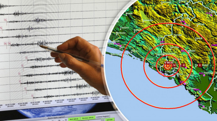 Novi zemljotres jačine 3,2 po Rihteru pogodio Crnu Goru, epicentar opet blizu Herceg Novog
