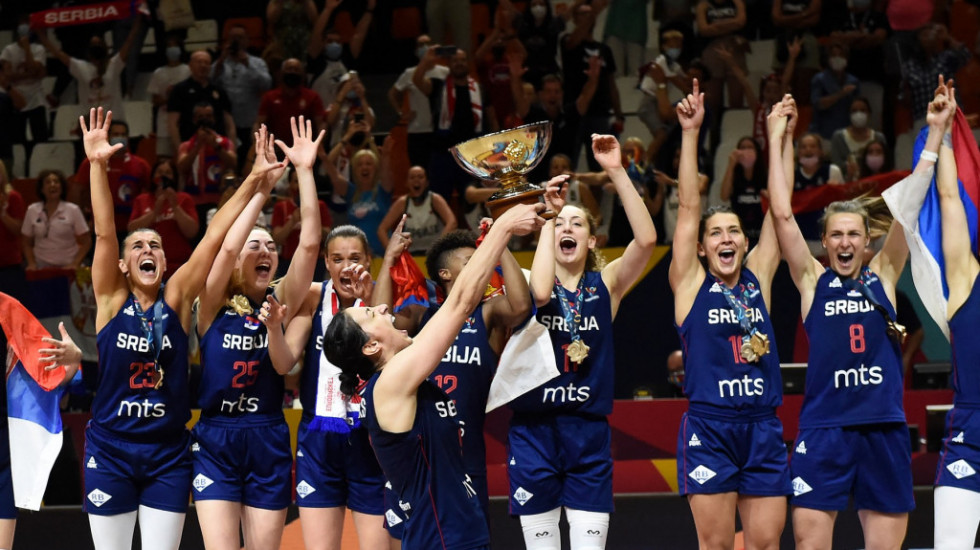Beograd dočekuje šampionke Evrope: Proslava medalje zlatnih košarkašica Srbije danas u 20h ispred Starog dvora