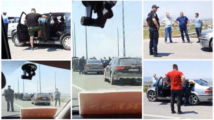 VIDEO Kosovska policija zaustavlja vozila na putu za Gazimestan, oduzimaju sve što ima obeležja Srbije