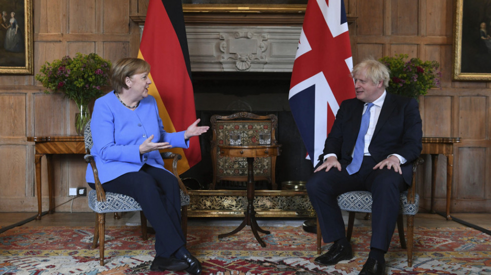 Angela Merkel u poseti Londonu - poslednji put kao kancelarka