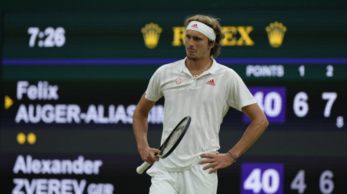 Iznenađenje na Vimbldonu: Aleksandar Zverev eliminisan sa turnira