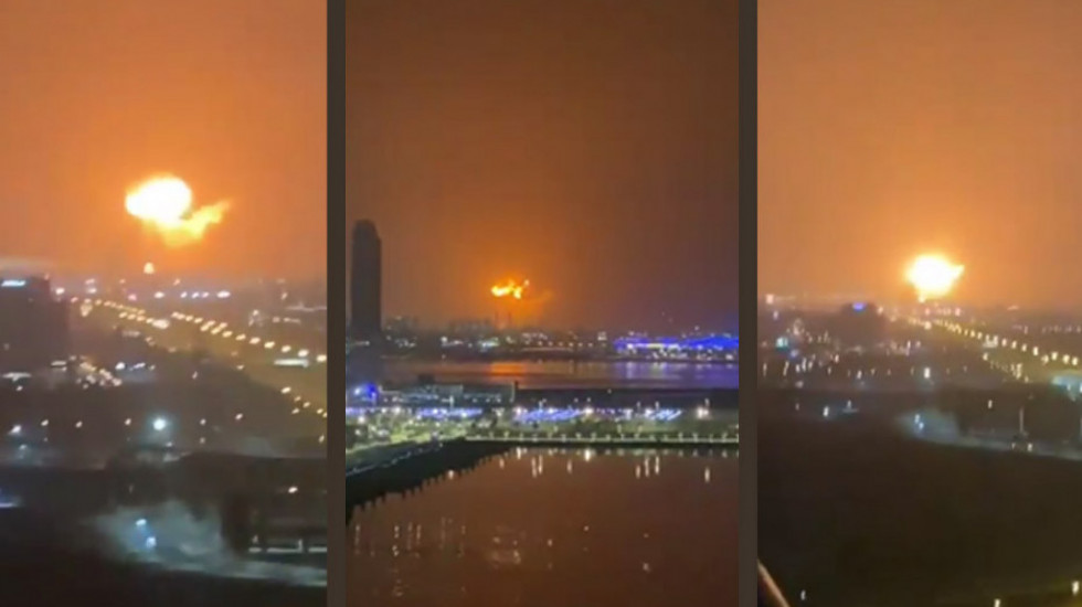Snažna detonacija u Dubaiju, eksplodirao tanker u luci Džebel Ali