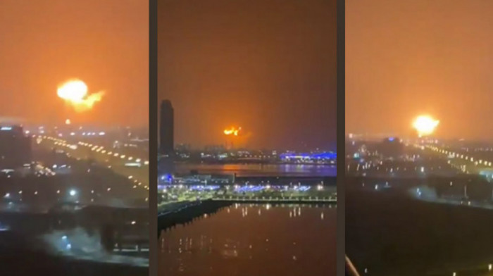 Snažna detonacija u Dubaiju, eksplodirao tanker u luci Džebel Ali