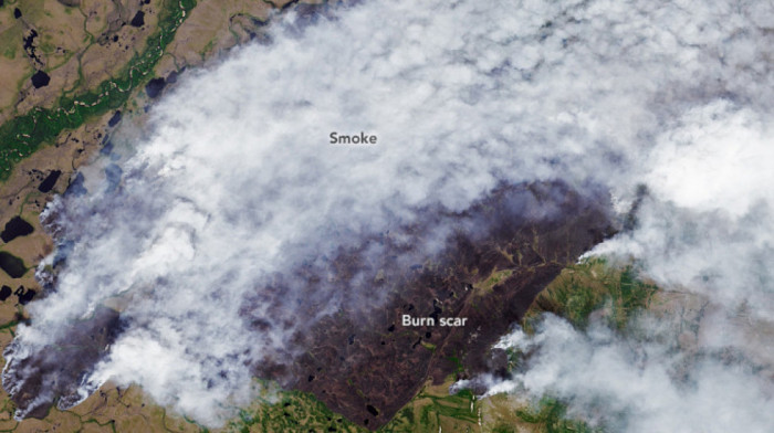 NASA prikazala kako je izgledao Sibir dok je gorelo 250 požara istovremeno