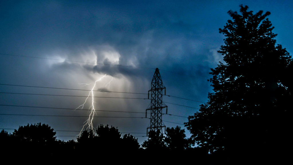 RHMZ objavio žuti meteoalarm za jug i jugoistok Srbije