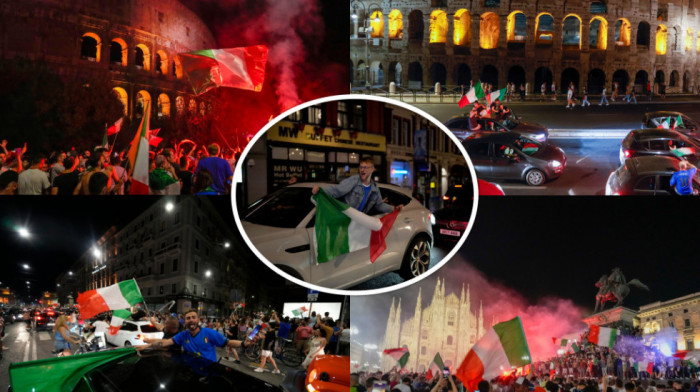 VIDEO Italijani u delirijumu do zore - ovako se slavila titula prvaka Evrope