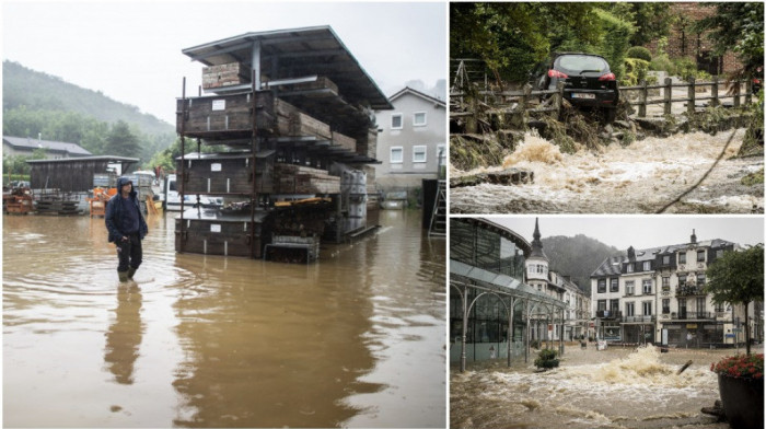 Poplave odnose živote u Evropi: Više od 60 stradalih u Nemačkoj i Belgiji, ljudi čekaju spasioce na krovovima