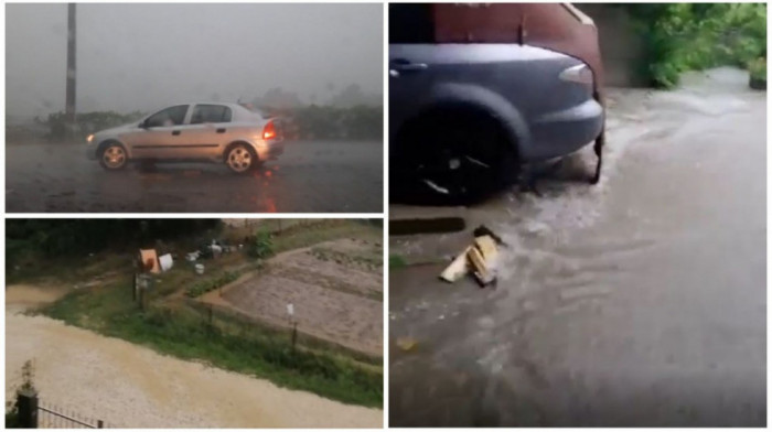 Nevreme u Srbiji: Pljuskovi i olujni vetar pokrenuli klizište na Goliji, poplavljene ulice u Šapcu
