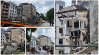 Urušio se još jedan deo zgrade u Vidovdanskoj, stanar: Danima gledamo kako naši stanovi padaju