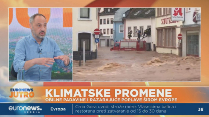 Klimatolog Vladimir Đurđević za Euronews Srbija: Klima će biti sve agresivnija, posle toplotnih talasa slede obilne kiše