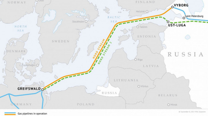 Berlin: Severni tok 2 je geopolitička greška i može da bude obustavljen