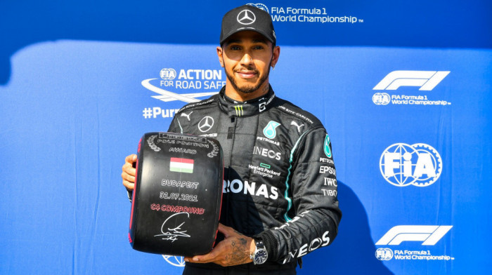 Formula 1: Hamiltonu pol pozicija na Hungaroringu
