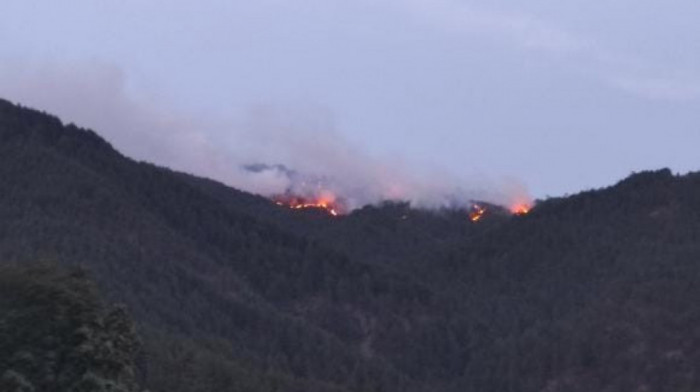 Vatroasci se više od 12 sati bore sa požarom na Mokroj Gori, zahvaćeno najmanje 100 hektara šume