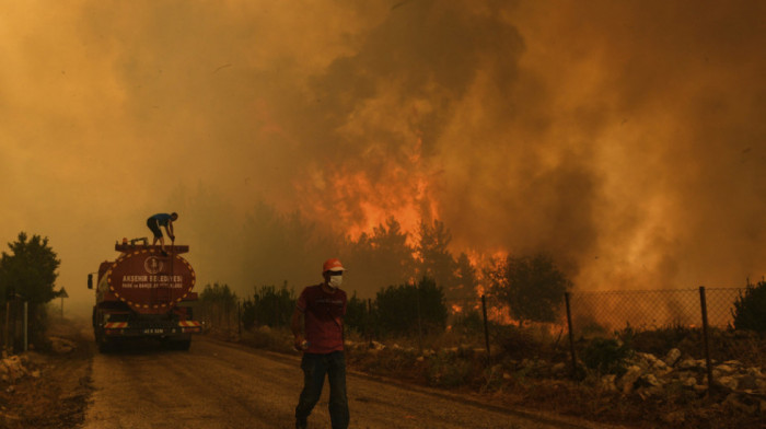 Osmi dan borbe sa šumskim požarima u Turskoj, vatra koja preti elektrani u Turskoj pod kontrolom