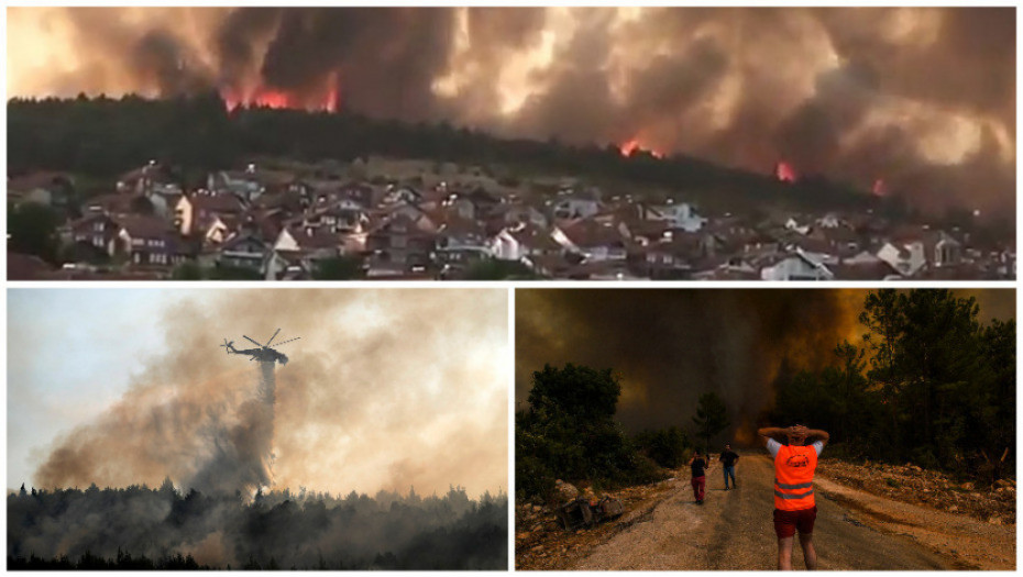 Požari se ne smiruju u Grčkoj, Turskoj i Severnoj Makedoniji - vatrogasci se danonoćno bore s plamenom