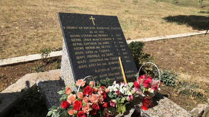 Komemoracija za osmoro srpskih civila ubijenih 1995. godine u Uzdolju pored Knina