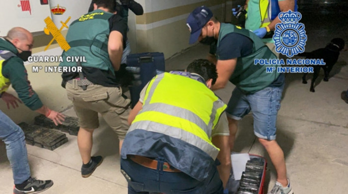 Španska policija sprečila krađu oko dve tone hašiša, uhapšeno pet osoba