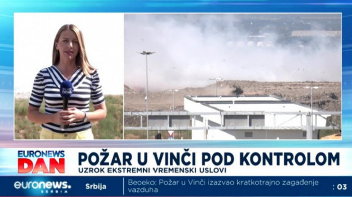 Gašenje požara na deponiji u Vinči trajaće nekoliko dana, profesor Hemijskog fakulteta upozorava na štetne komponente
