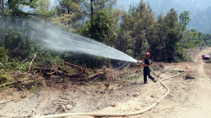 Crnogorski vatrogasci iscrpljeni, požar zahvatio veliki pojas Cetinja